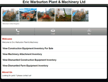Tablet Screenshot of m.warburton-parts.com